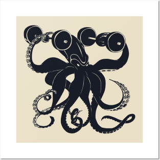 Sporty Octopus Posters and Art